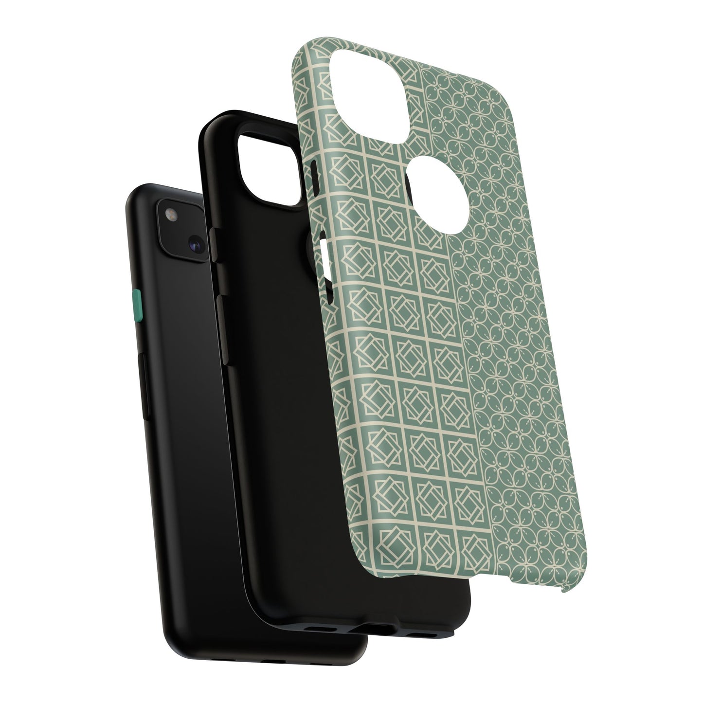 Stylish Phone Case with Geometric Patterns, Tough Cases, Durable Cell Phone Cover, Trendy Smartphone Accessory, Functional Gift Idea