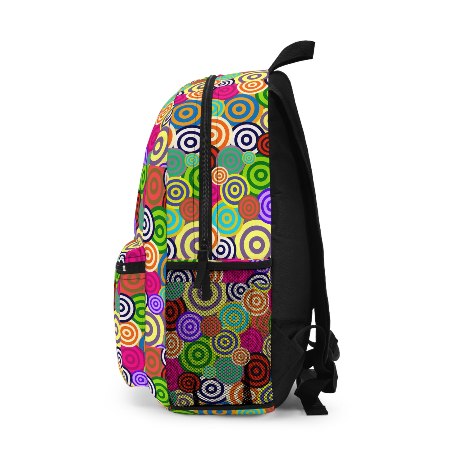 Colorful Patterned Backpack, Fun School Bag, Trendy Accessories, Gift for Students, Bright Backpack for Kids, Unique Travel Bag
