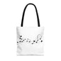 Musical Notes Tote Bag | Perfect for Music Lovers, Eco-Friendly Shopping