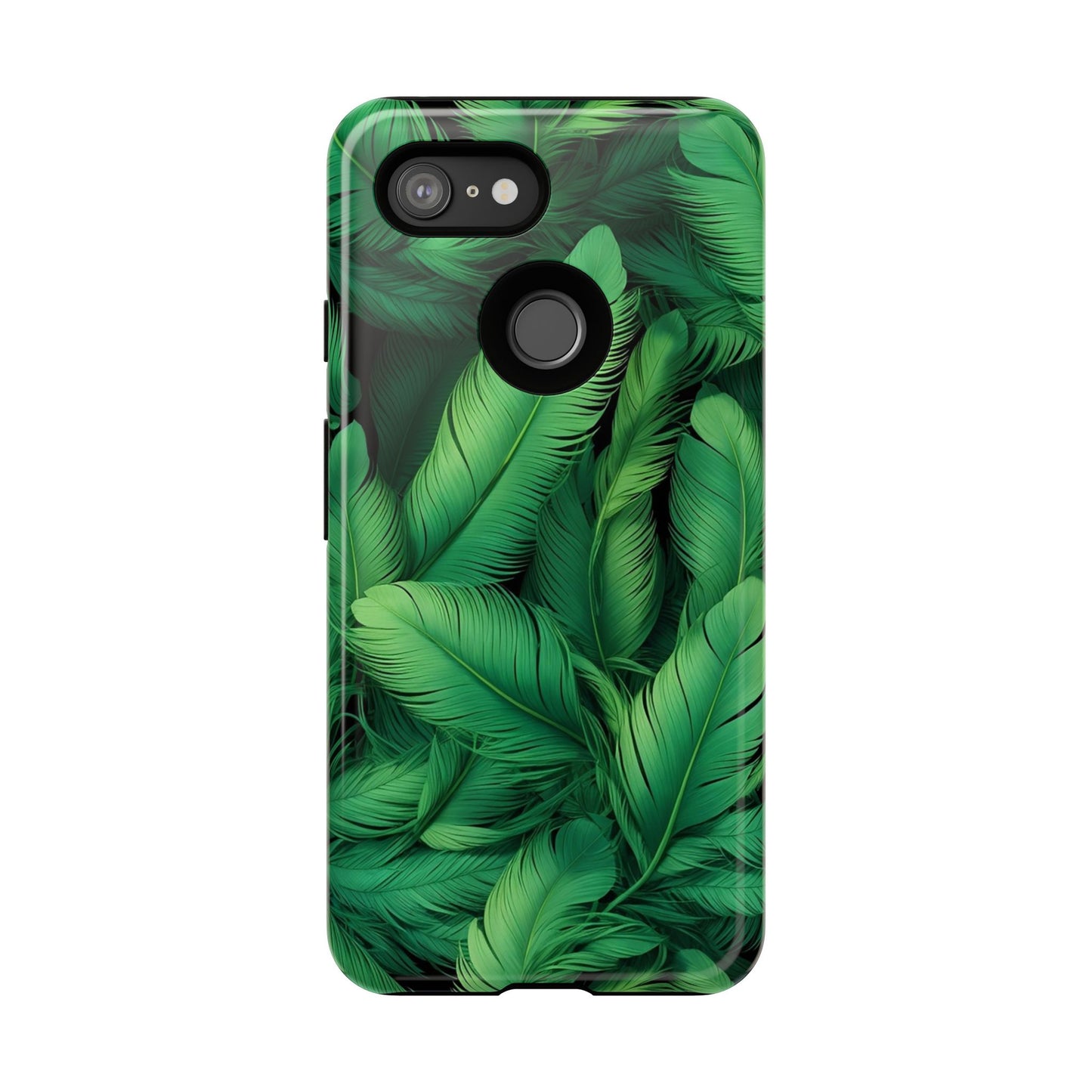 Tough Cases - Tropical Leaf Phone Case, Nature-inspired, Phone Accessory, Gift for Her, Jungle Theme, Eco-Friendly