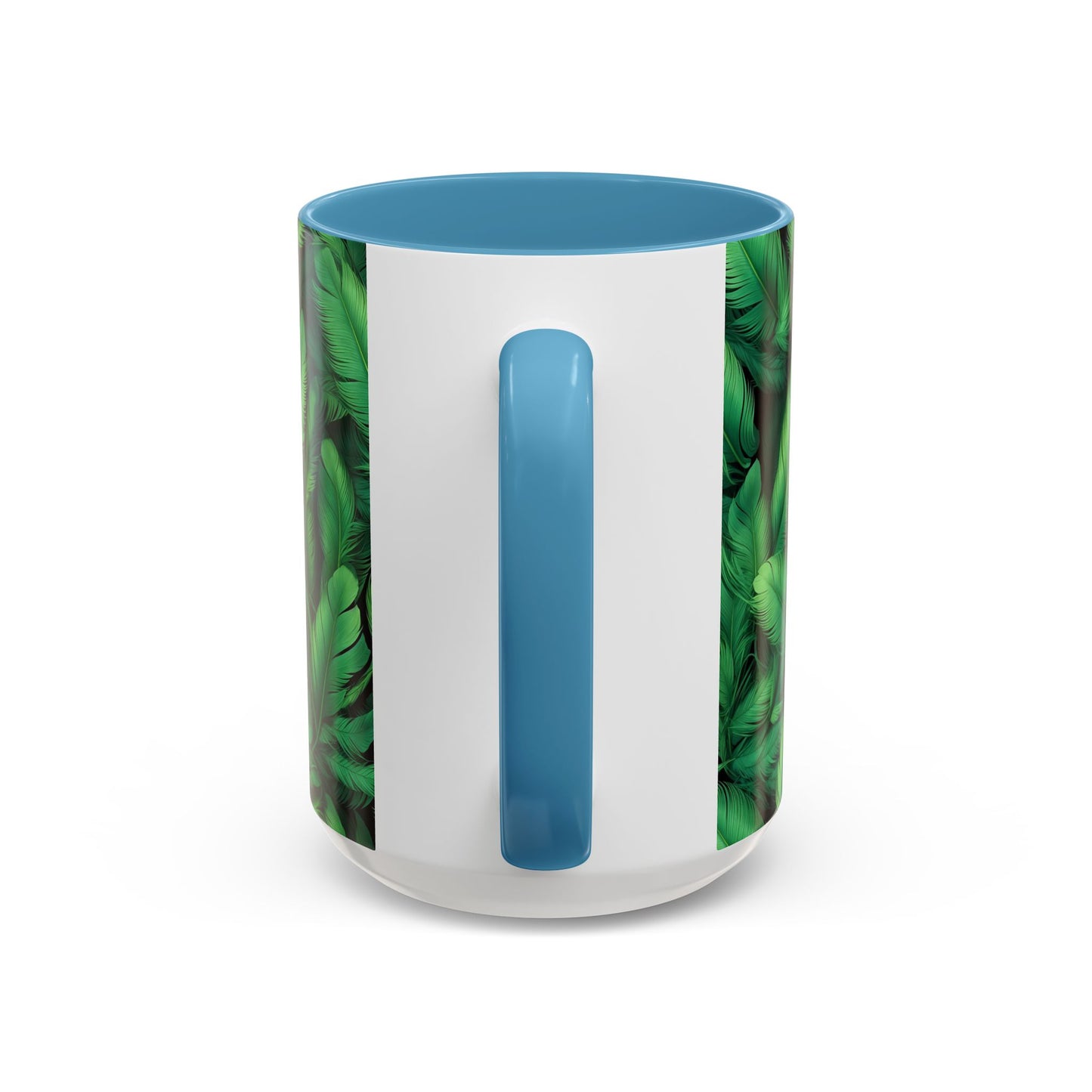 Tropical Leaf Coffee Mug - Green Botanical Drinkware, Ideal Gift for Nature Lovers, Home Decor, Tropical Theme, Eco-Friendly Beverage