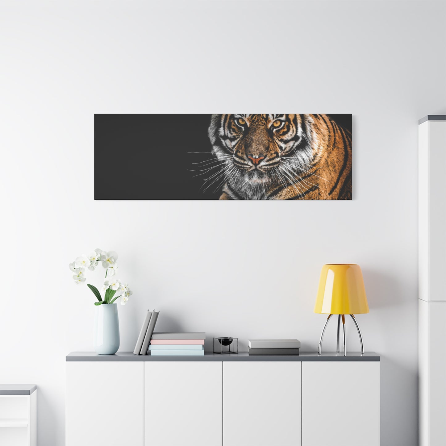 Majestic Tiger Canvas Art, Perfect for Animal Lovers, Home Decor, Gift for Wildlife Enthusiasts, Modern Wall Art, 1.25" Depth