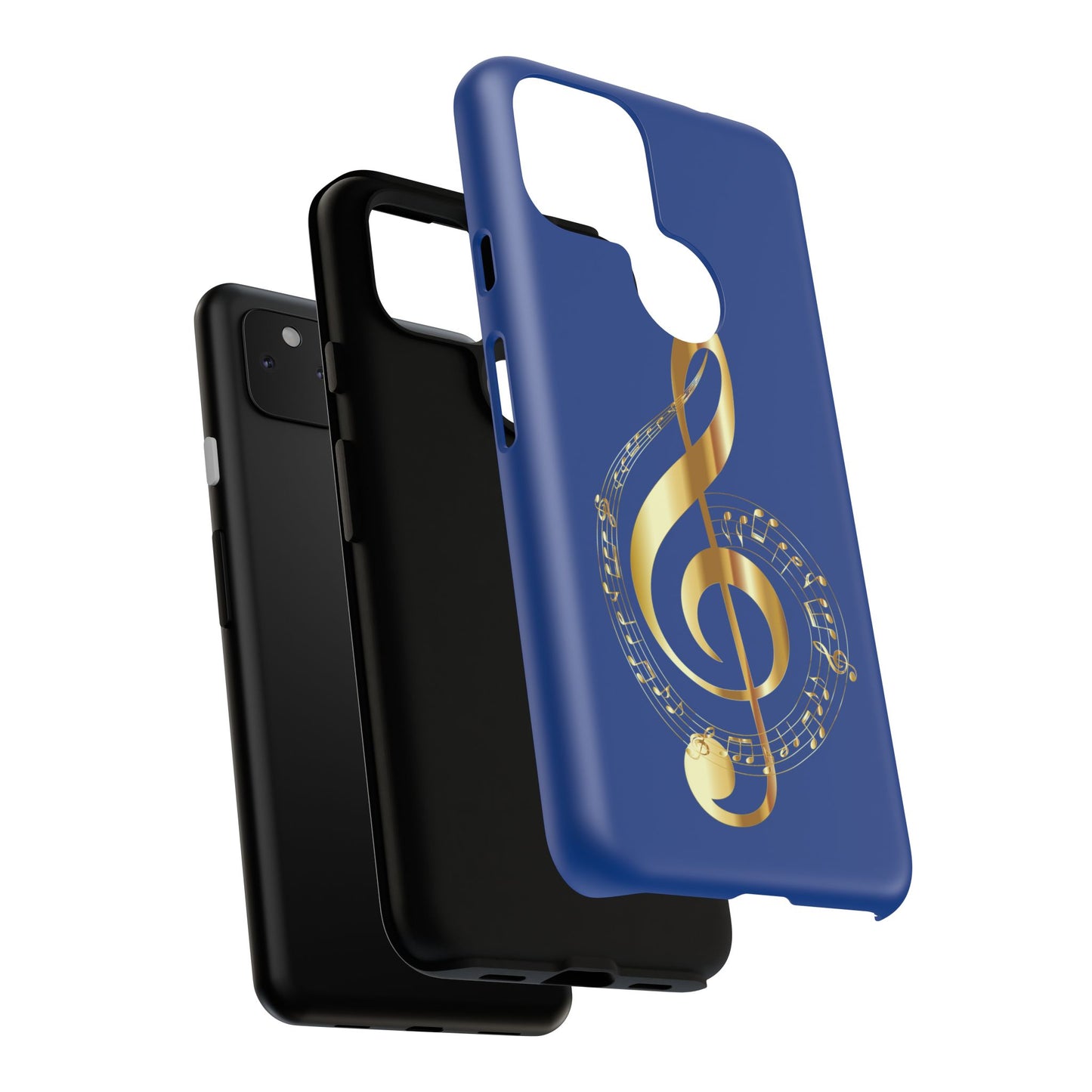 Tough Cases Blue and Gold Musical Note