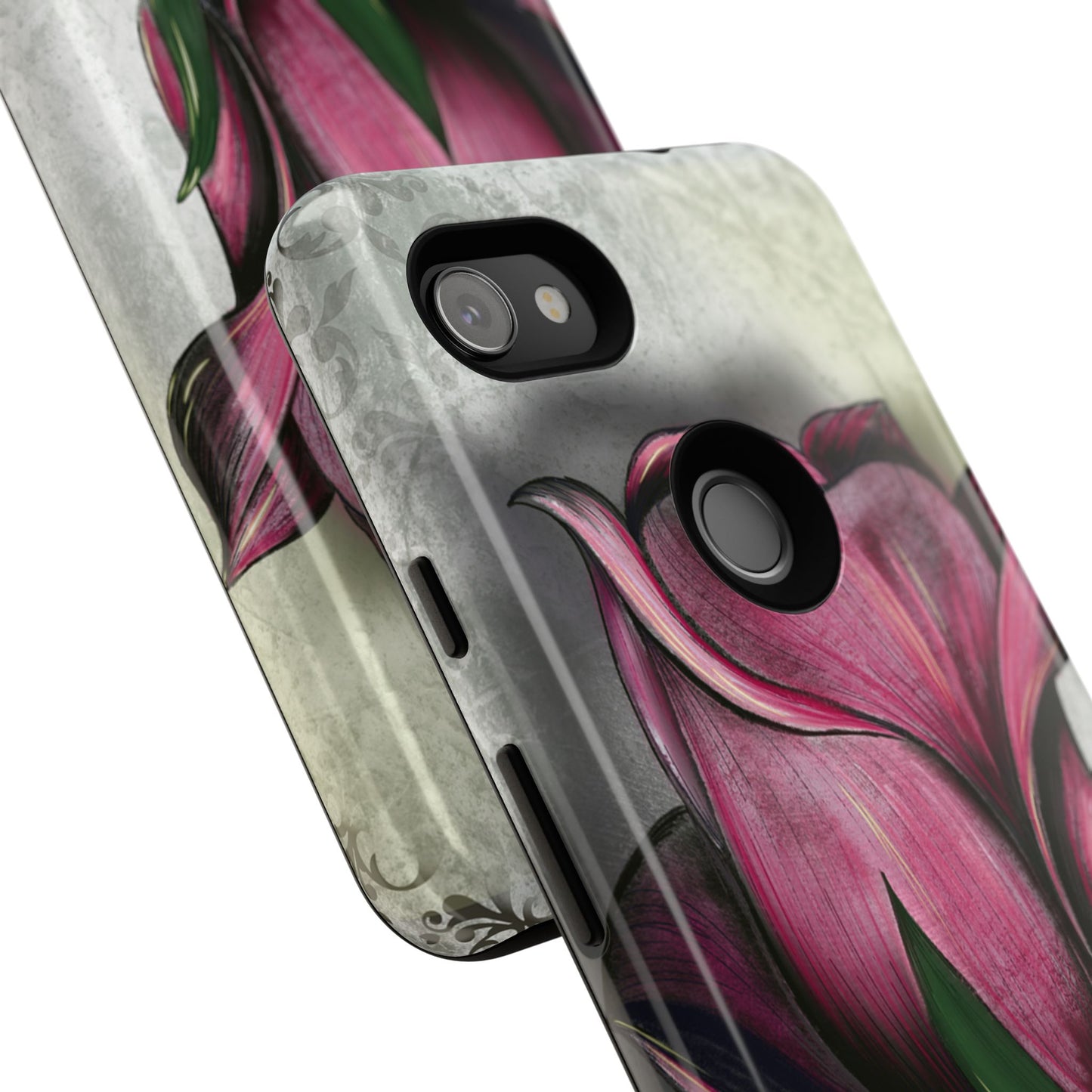 Rose Phone Case – Tough Cases, Floral Phone Cover, Gift for Her, Minimalist Design, Nature Lover's Accessory, Birthday Gift Idea