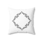 Elegant Monochrome Decorative Pillow, Modern Home Decor, Cozy Throw Cushion, Gift for Housewarming, Wedding, Thanksgiving