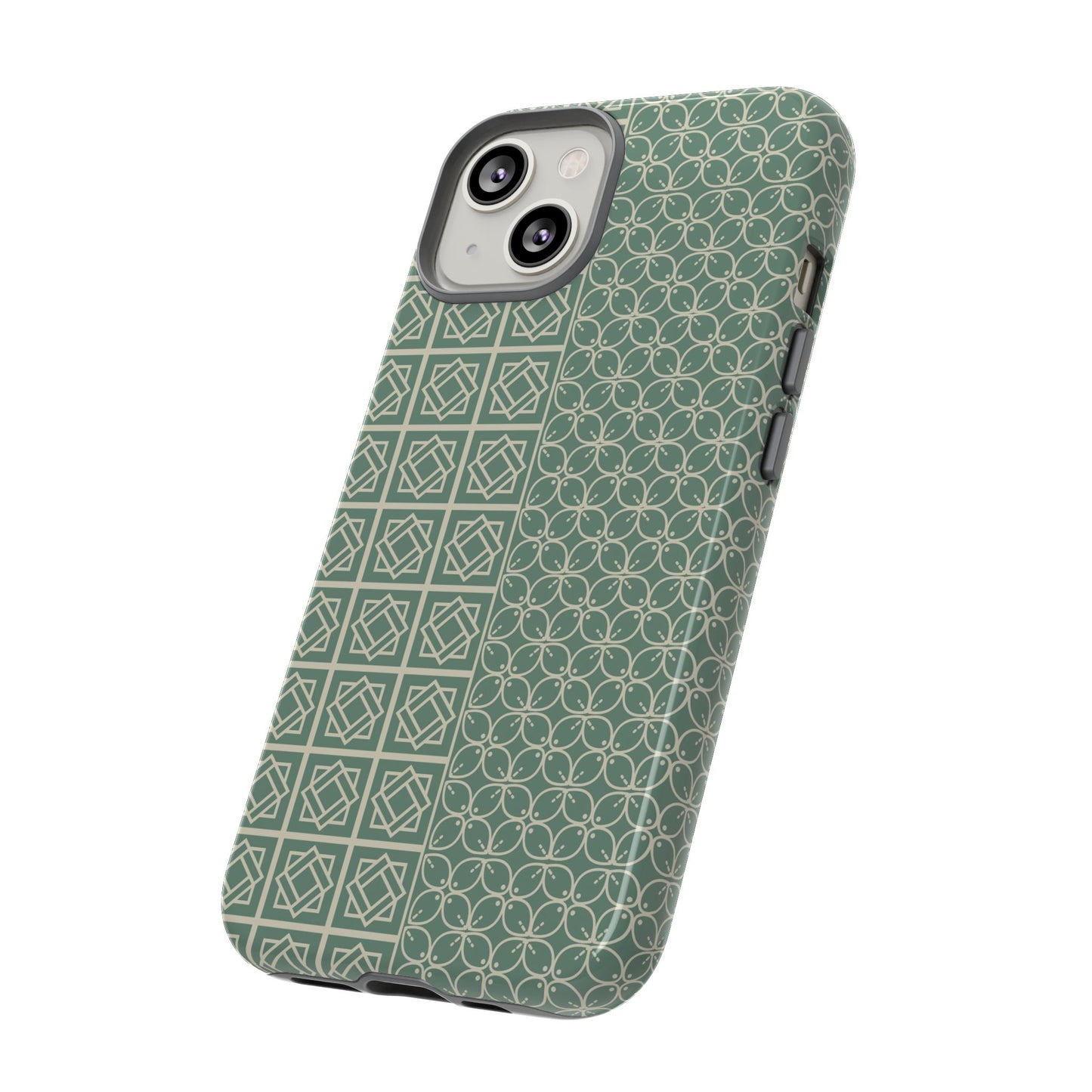 Stylish Phone Case with Geometric Patterns, Tough Cases, Durable Cell Phone Cover, Trendy Smartphone Accessory, Functional Gift Idea