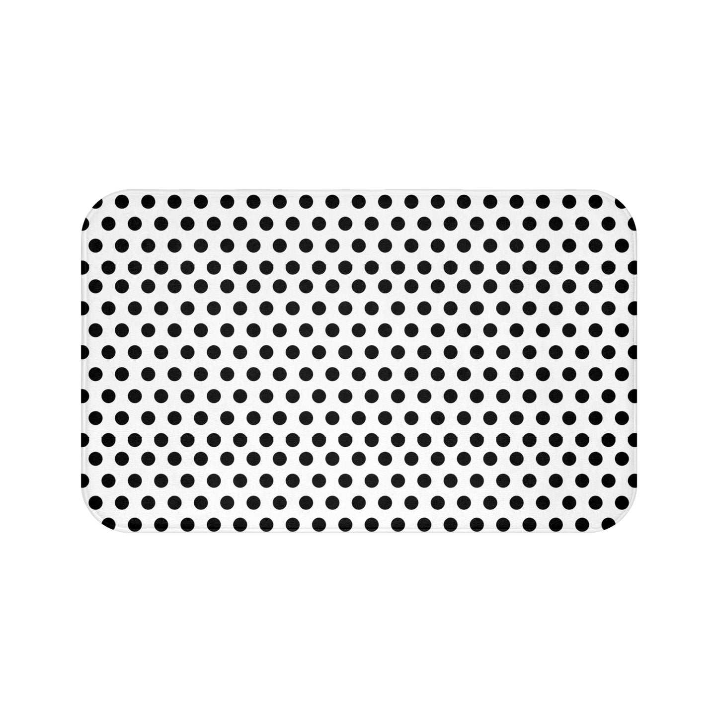 Stylish Polka Dot Bath Mat, Modern Bathroom Decor, Non-Slip Rug, Home Essentials, Gift for Her, Fun Bathroom Accessory