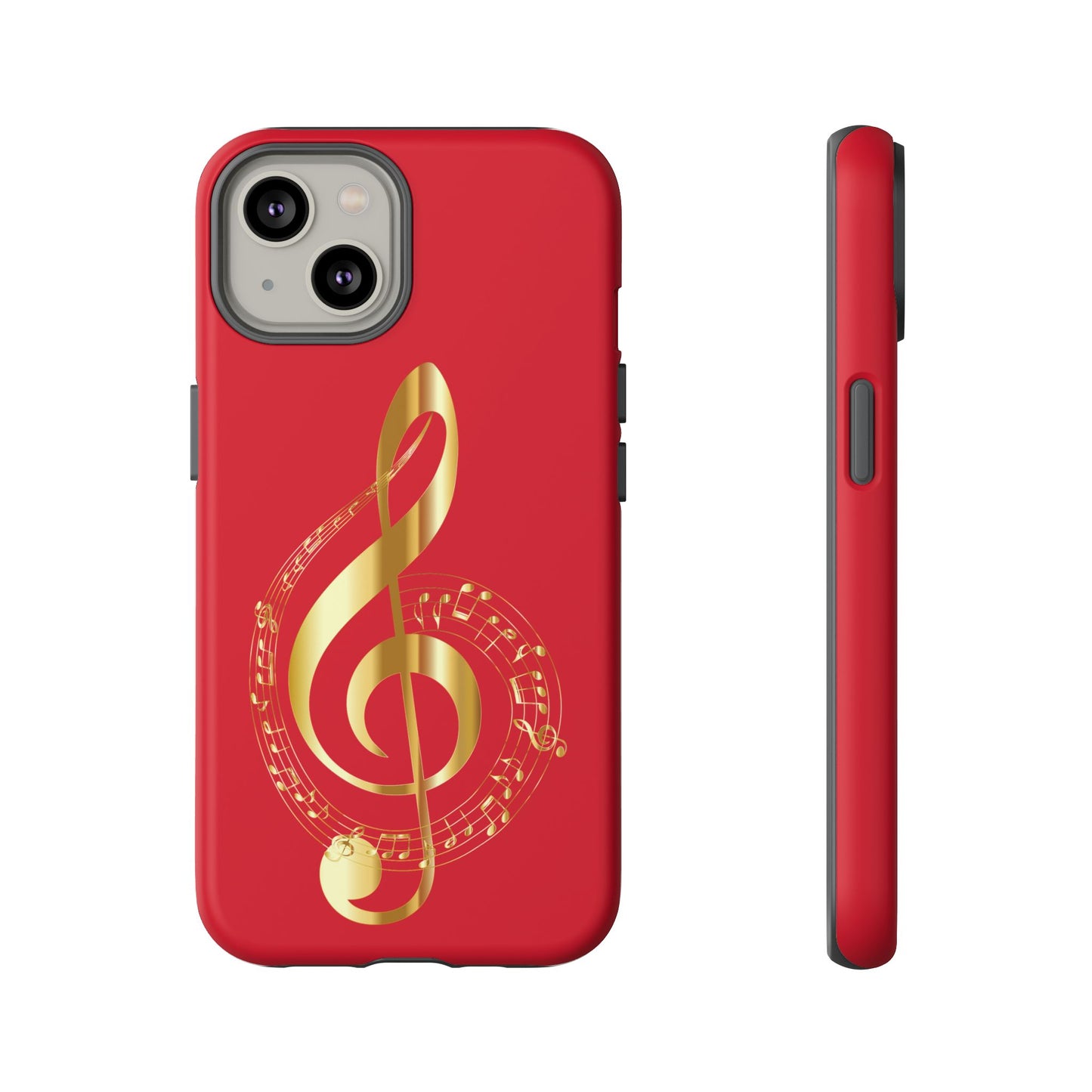 Tough Cases - Red Musical Note