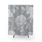 Elegant Floral Shower Curtain, Boho Bathroom Decor