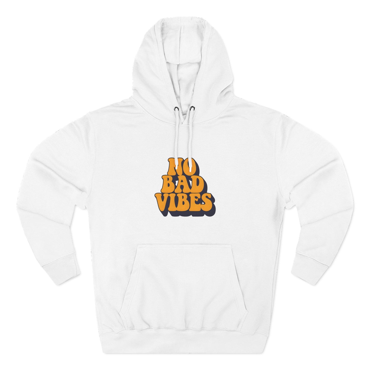 Good Vibes Only Fleece Hoodie for Positive Energy Lovers, Motivational Comfort, Chill Attire, Casual Wear, Gift for Friends