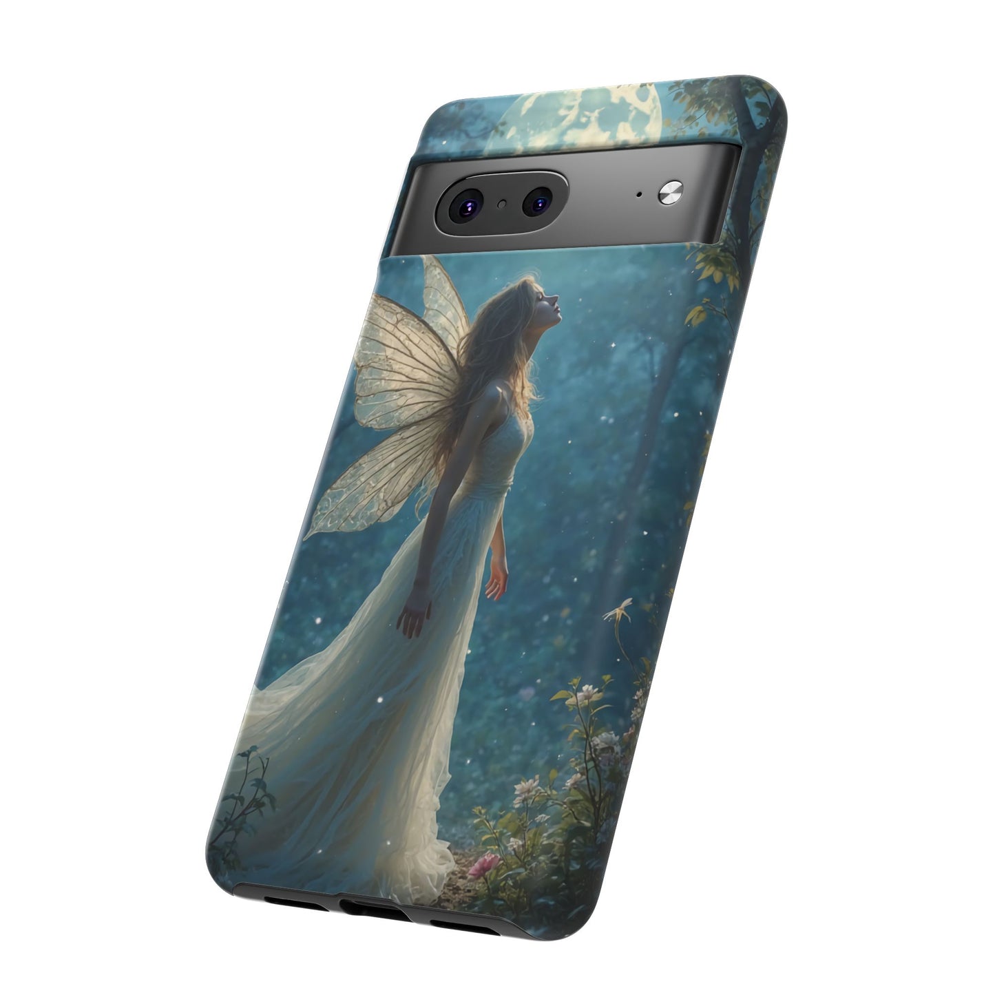 Fairy Moon Phone Case | Tough Cases for Nature Lovers, Fantasy Gift, Boho Phone Accessory, Ethereal Aesthetic, Magical Design