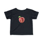 Cute Apple Mouse Infant Tee, Baby Shower Gift, Toddler T-Shirt, Kids Fruit Shirt, Spring Outfit, Playful Everyday Wear
