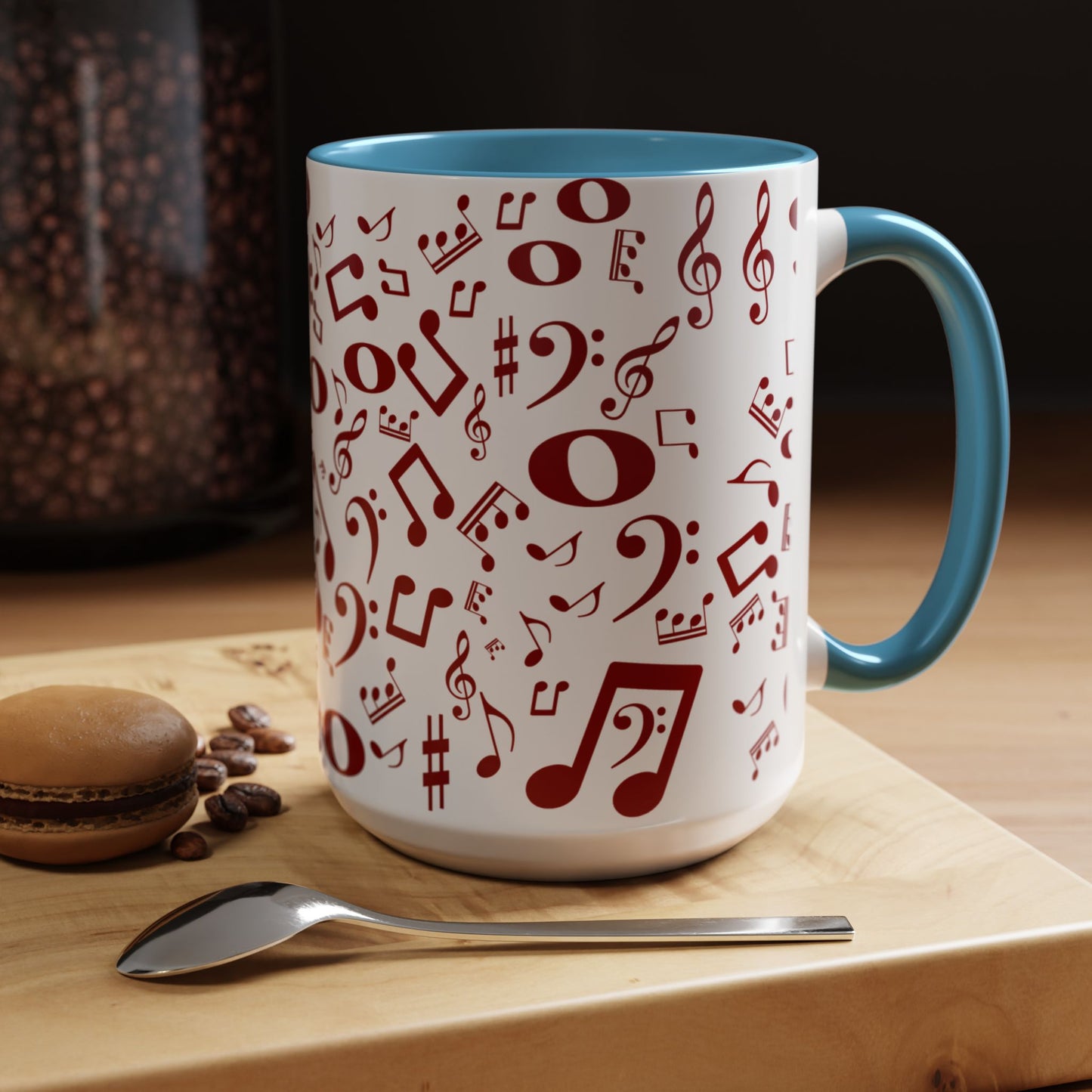 Musical Accent Mug - Perfect for Music Lovers, Gifts for Musicians, Coffee Lover's Essential, Singing Inspiration, Music-Themed [...]