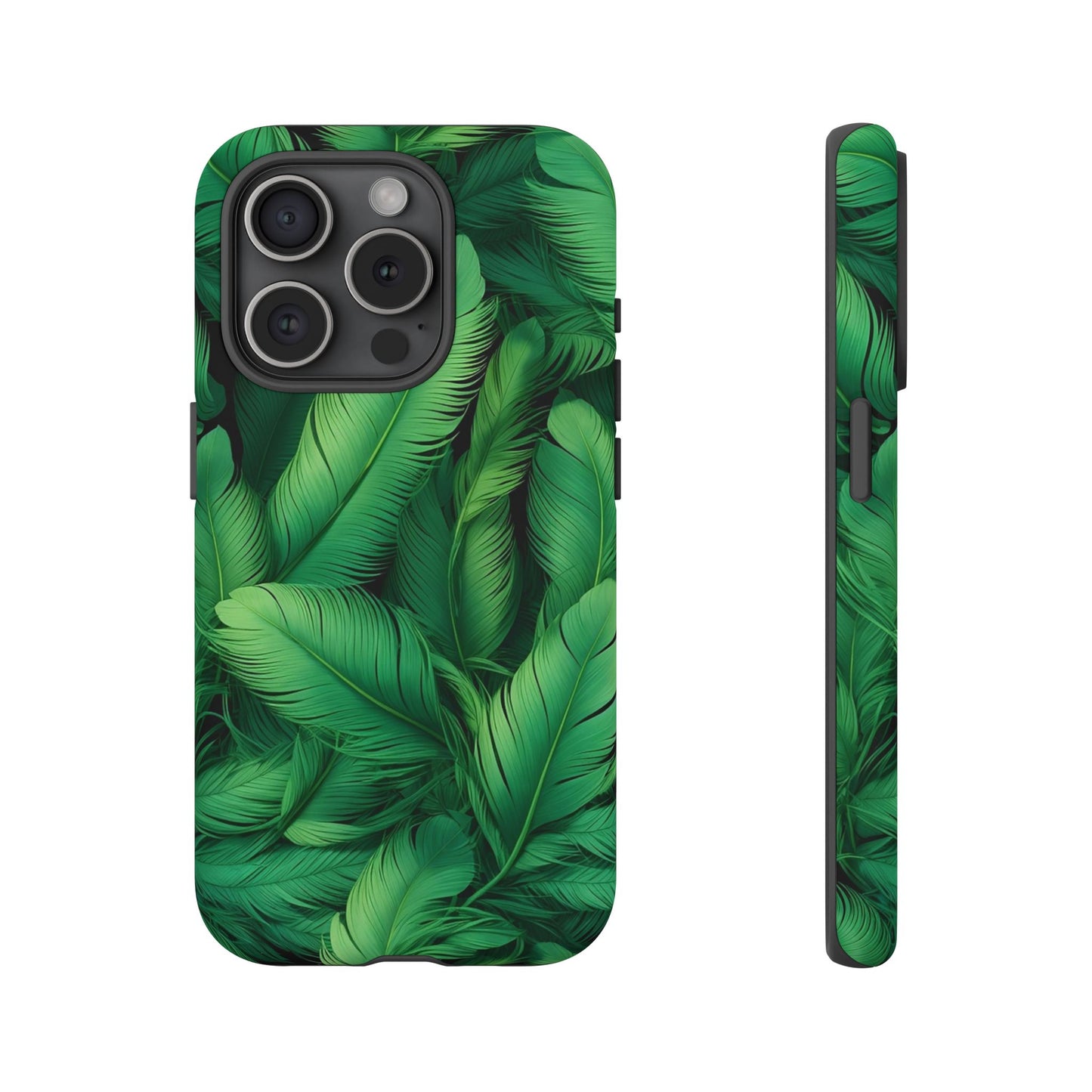 Tough Cases - Tropical Leaf Phone Case, Nature-inspired, Phone Accessory, Gift for Her, Jungle Theme, Eco-Friendly