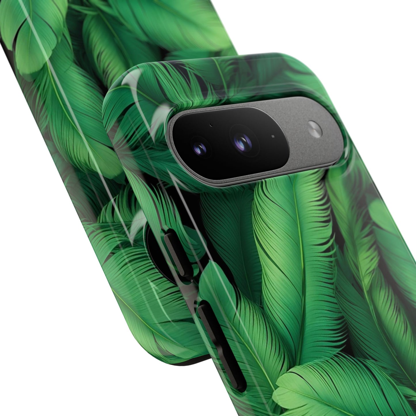 Tough Cases - Tropical Leaf Phone Case, Nature-inspired, Phone Accessory, Gift for Her, Jungle Theme, Eco-Friendly