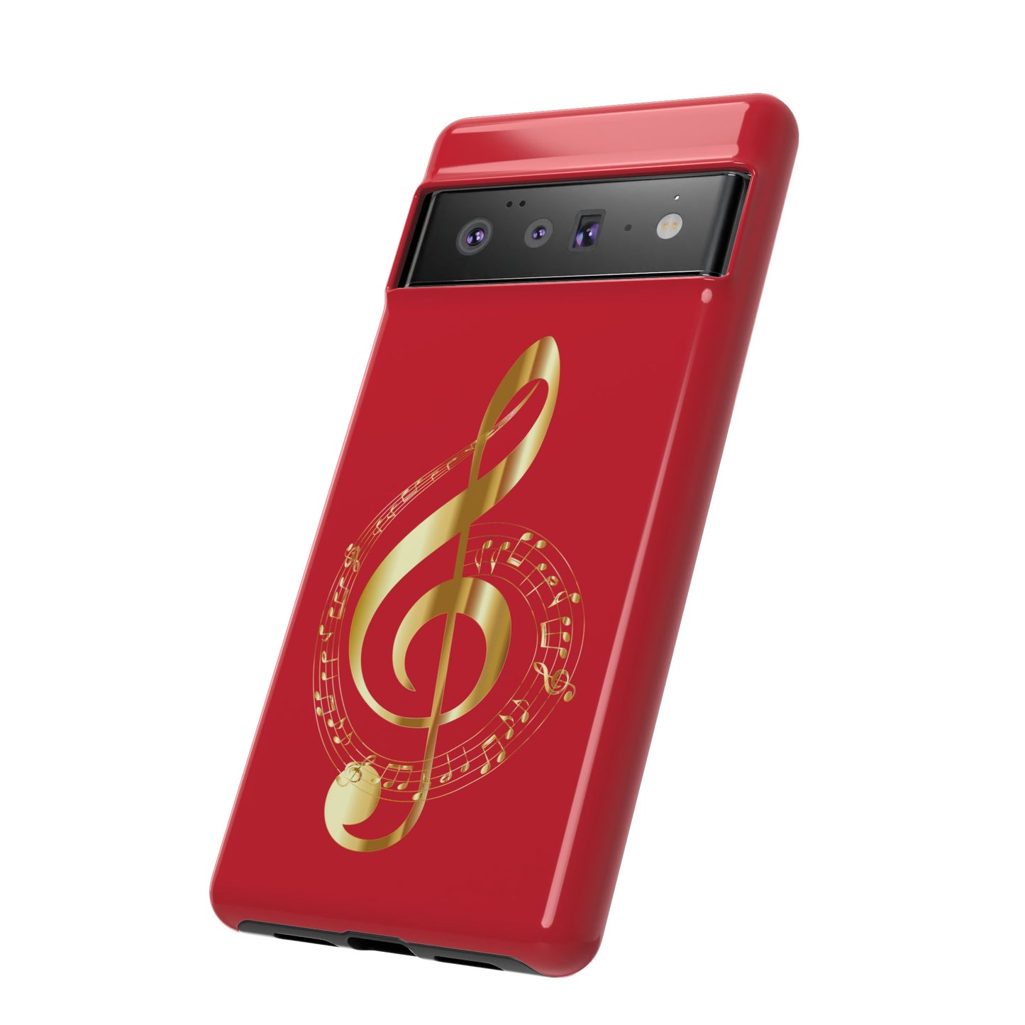Tough Cases - Red Musical Note