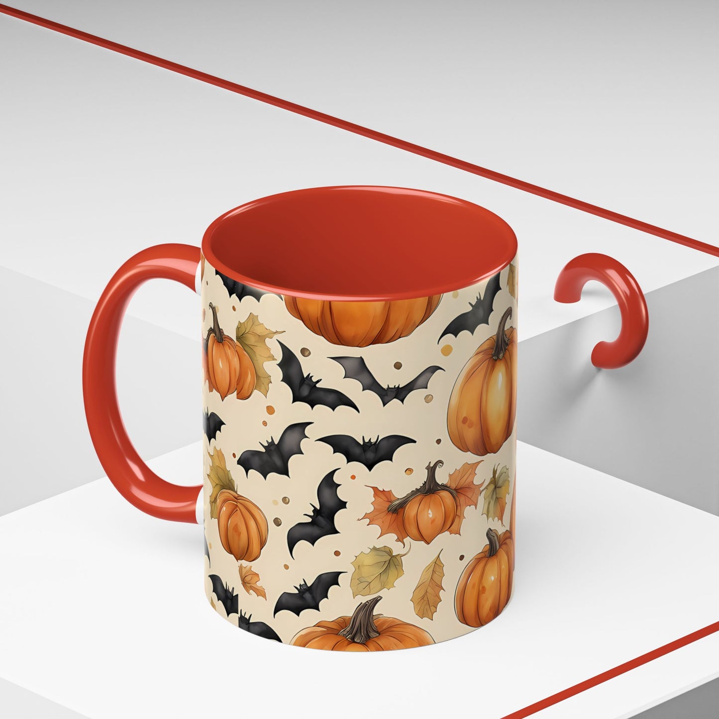 Pumpkin Halloween Coffee Mug, Fall Decor Mugs, Spooky Halloween Gifts, Autumn Drinkware, Seasonal Coffee Cups