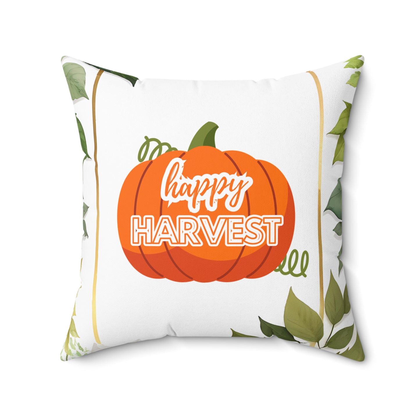 Botanical Elegance Square Pillow | Cozy Home Decor, Throw Pillow, Floral Accent, Gift for Her, Farmhouse Style