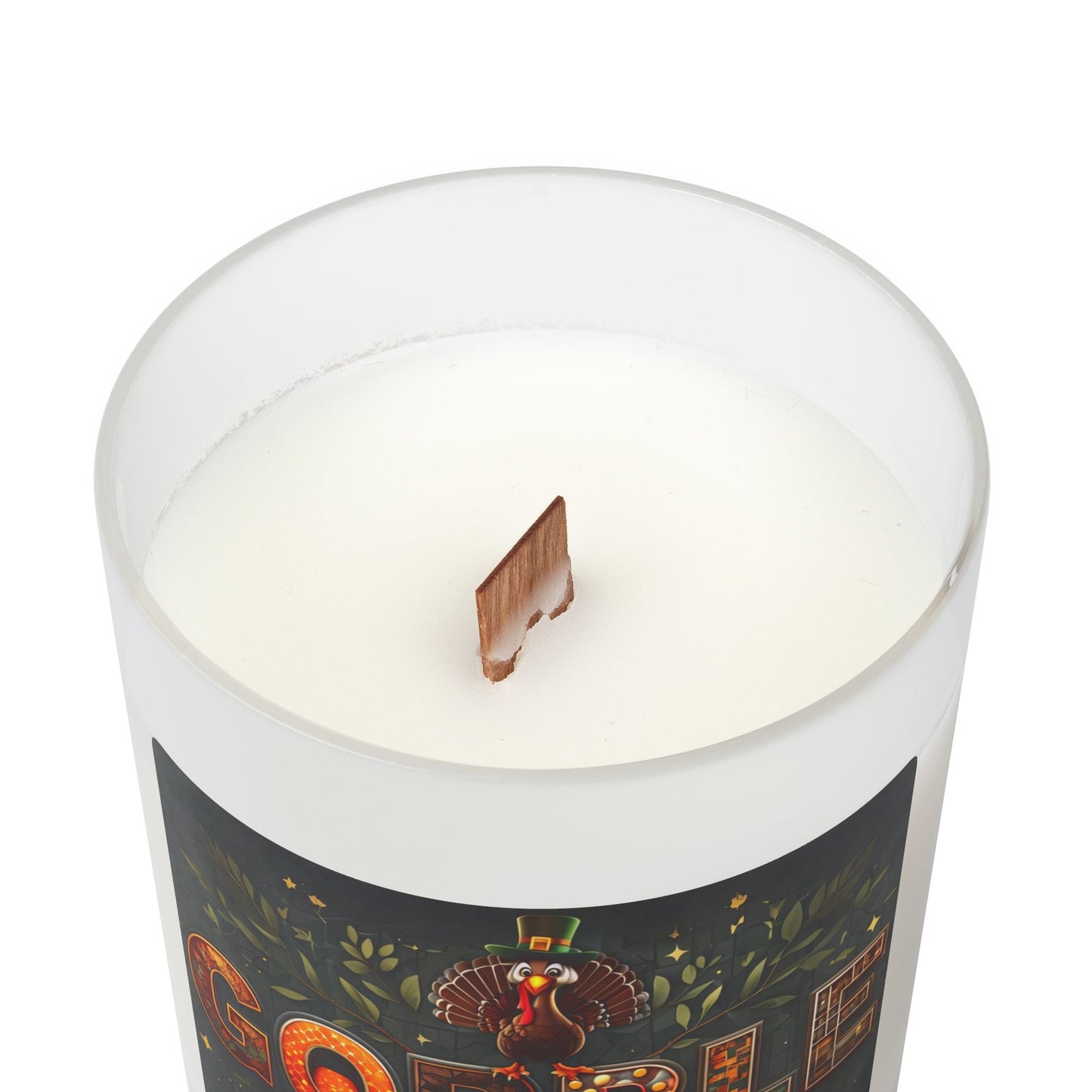 Thanksgiving Gobble Candle - 11oz Frosted Glass Scented Candle