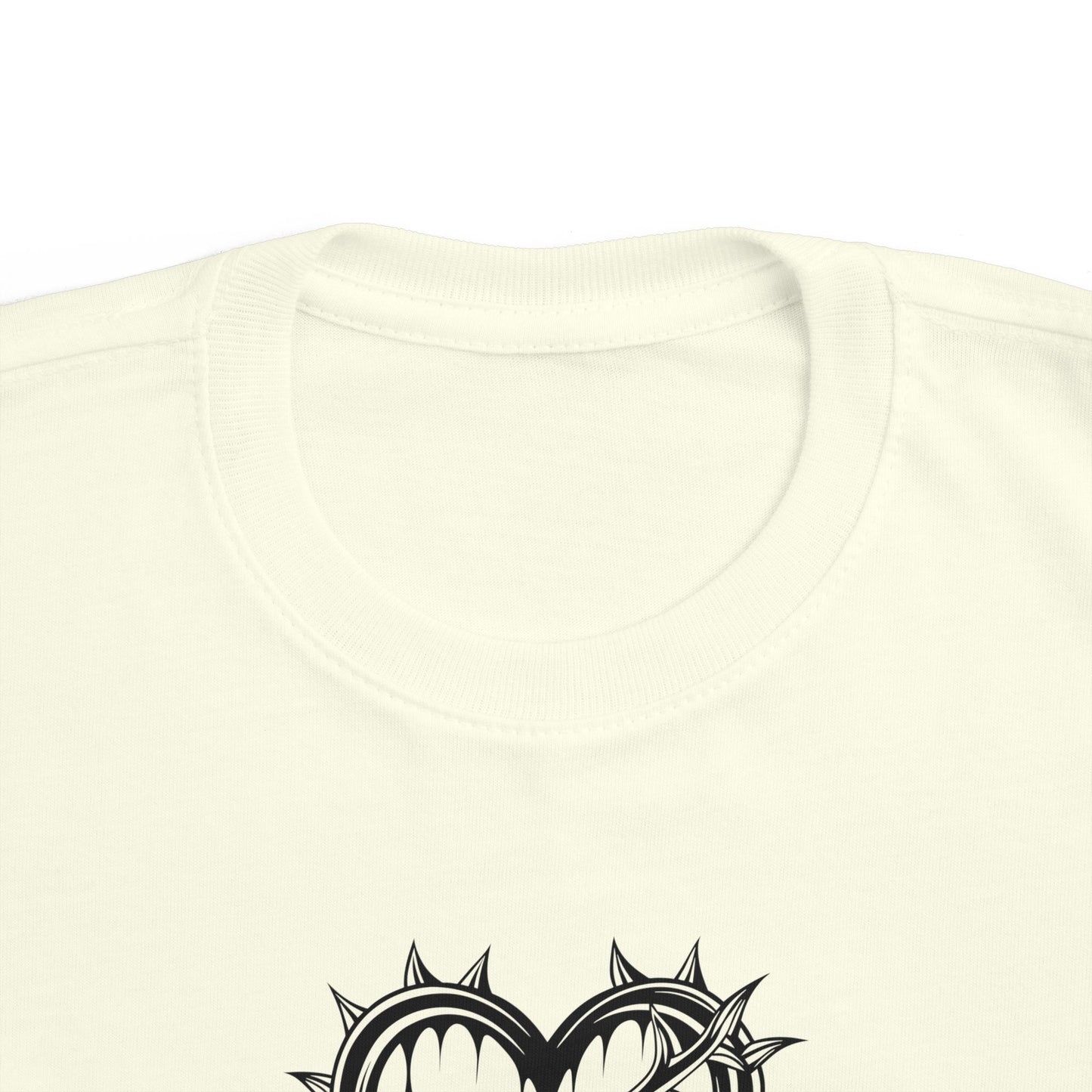 Toddler's Heart & Thorn Tee, Cute Kids T-Shirt, Children's Graphic Shirt, Gift for Toddlers, Cool Summer Outfit