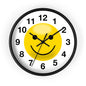 Cheerful Smiley Wall Clock, Positive Vibe Home Decor, Gift for Kids Rooms, Office Decor, Fun Timekeeper
