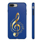 Tough Cases Blue and Gold Musical Note