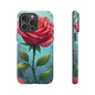 Floral Phone Case, Tough Cases with Elegant Rose Design, Stylish iPhone Cover, Rose Flower Gift for Nature Lovers, Unique Mobile Accessories