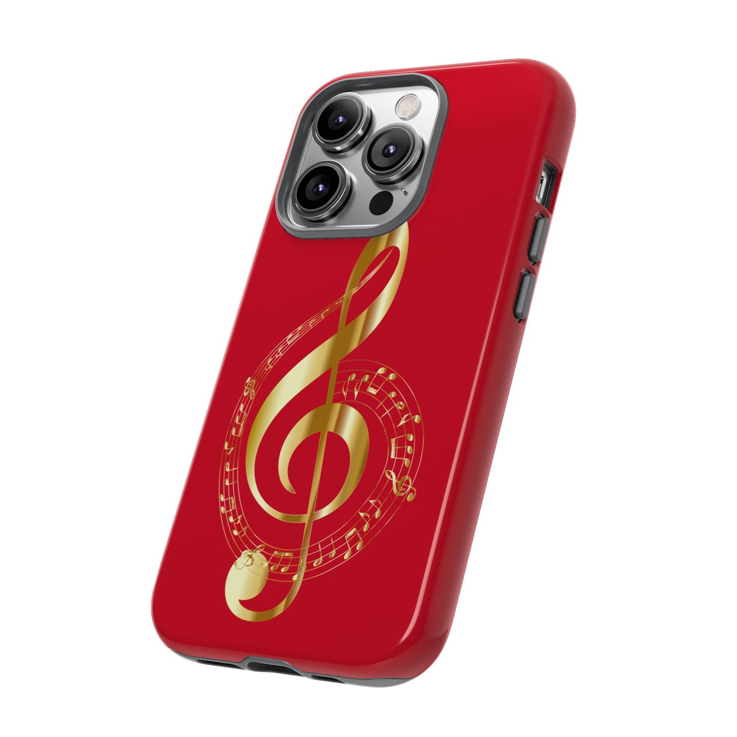Tough Cases - Red Musical Note