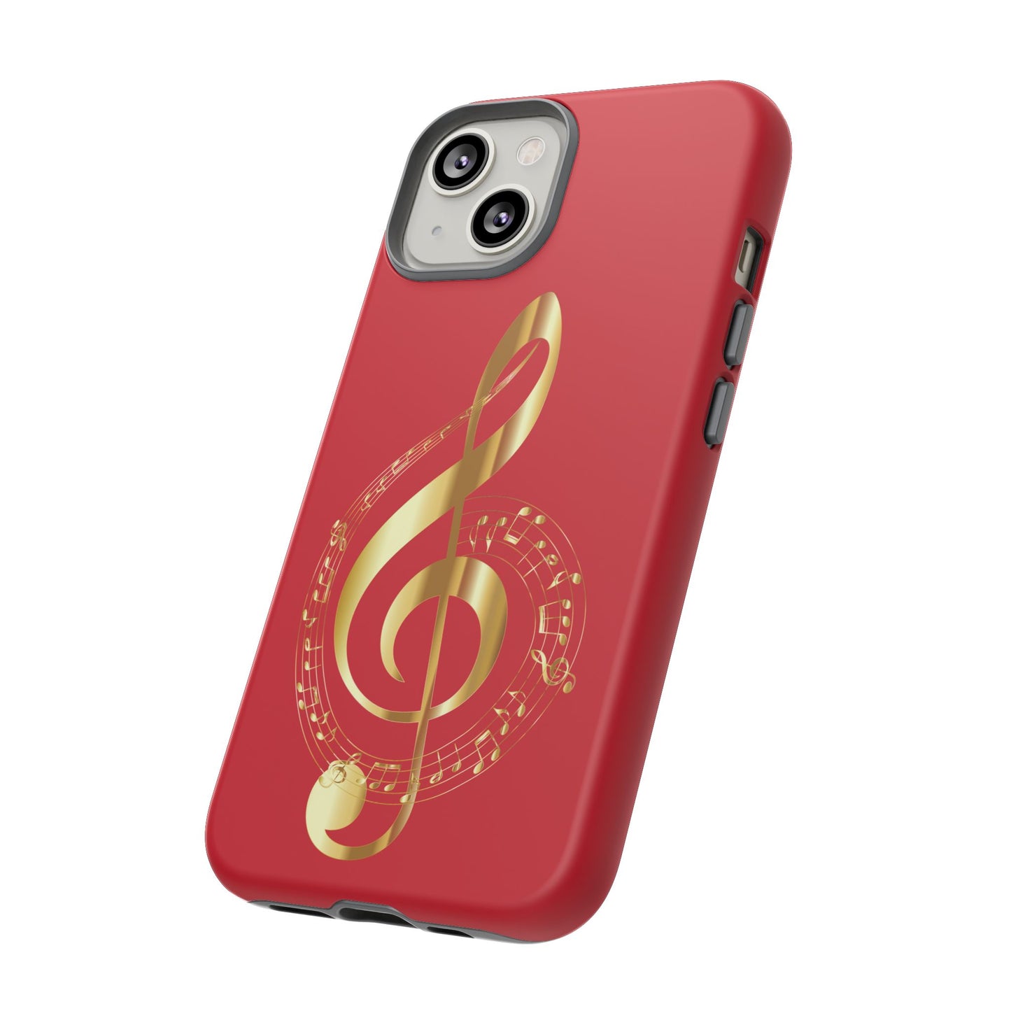 Tough Cases - Red Musical Note