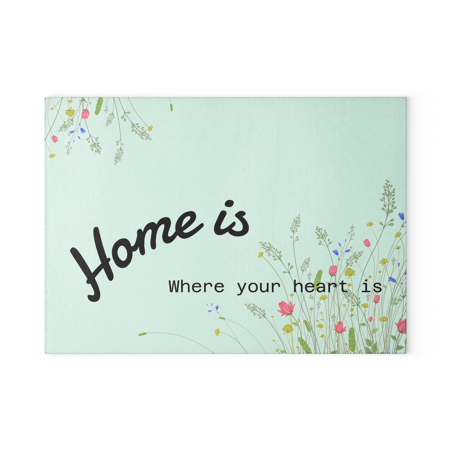 Floral Home Cutting Board, Kitchen Decor, Gift for Home Cooks, Housewarming Gift, Unique Kitchen Accessory