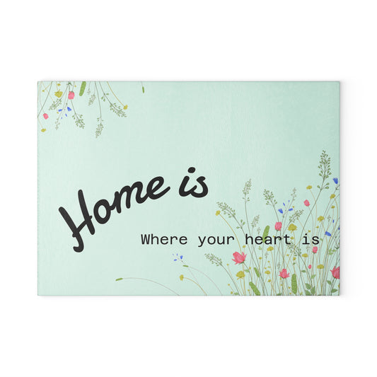 Floral Home Cutting Board, Kitchen Decor, Gift for Home Cooks, Housewarming Gift, Unique Kitchen Accessory