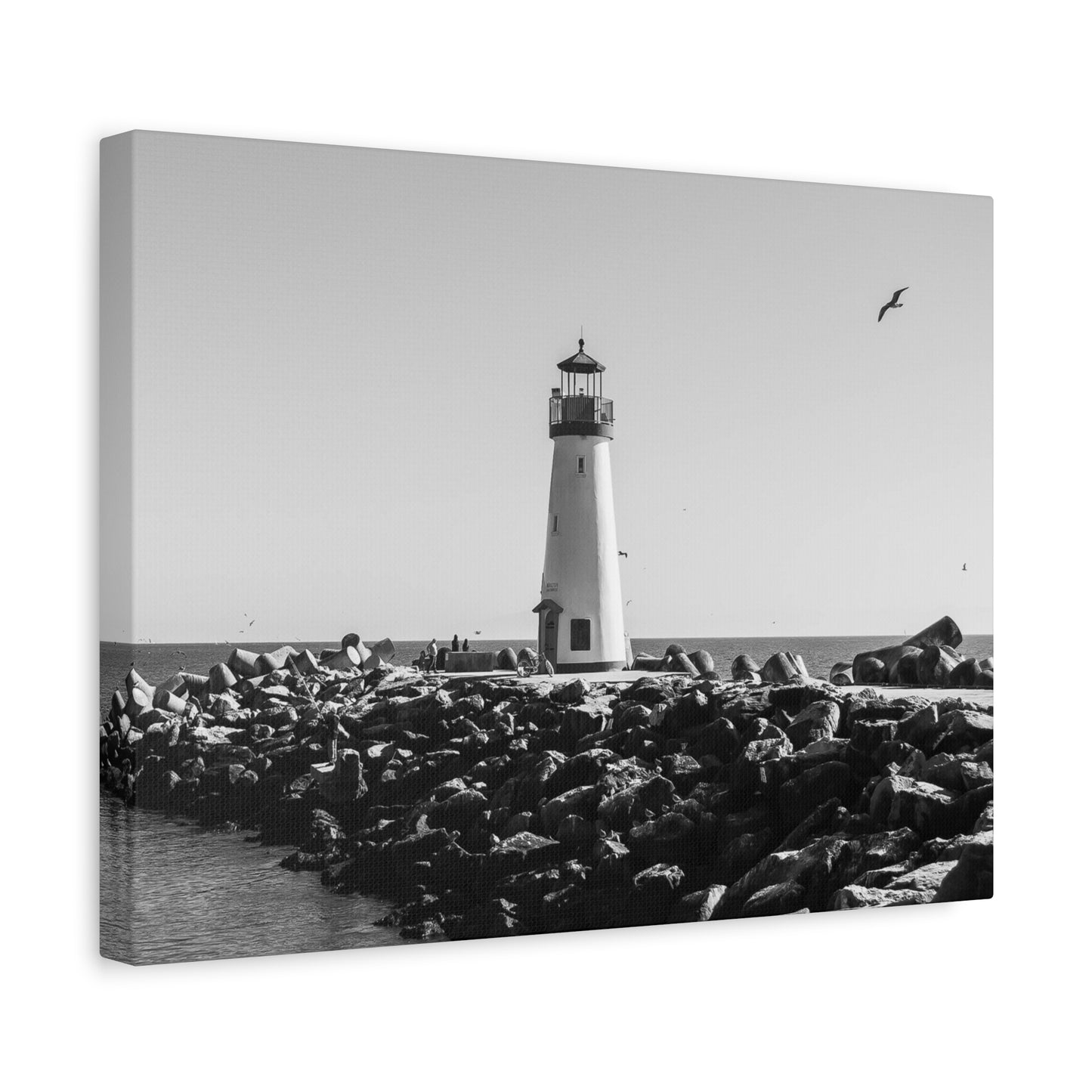 Matte Canvas, Stretched, 1.25" - Lighthouse