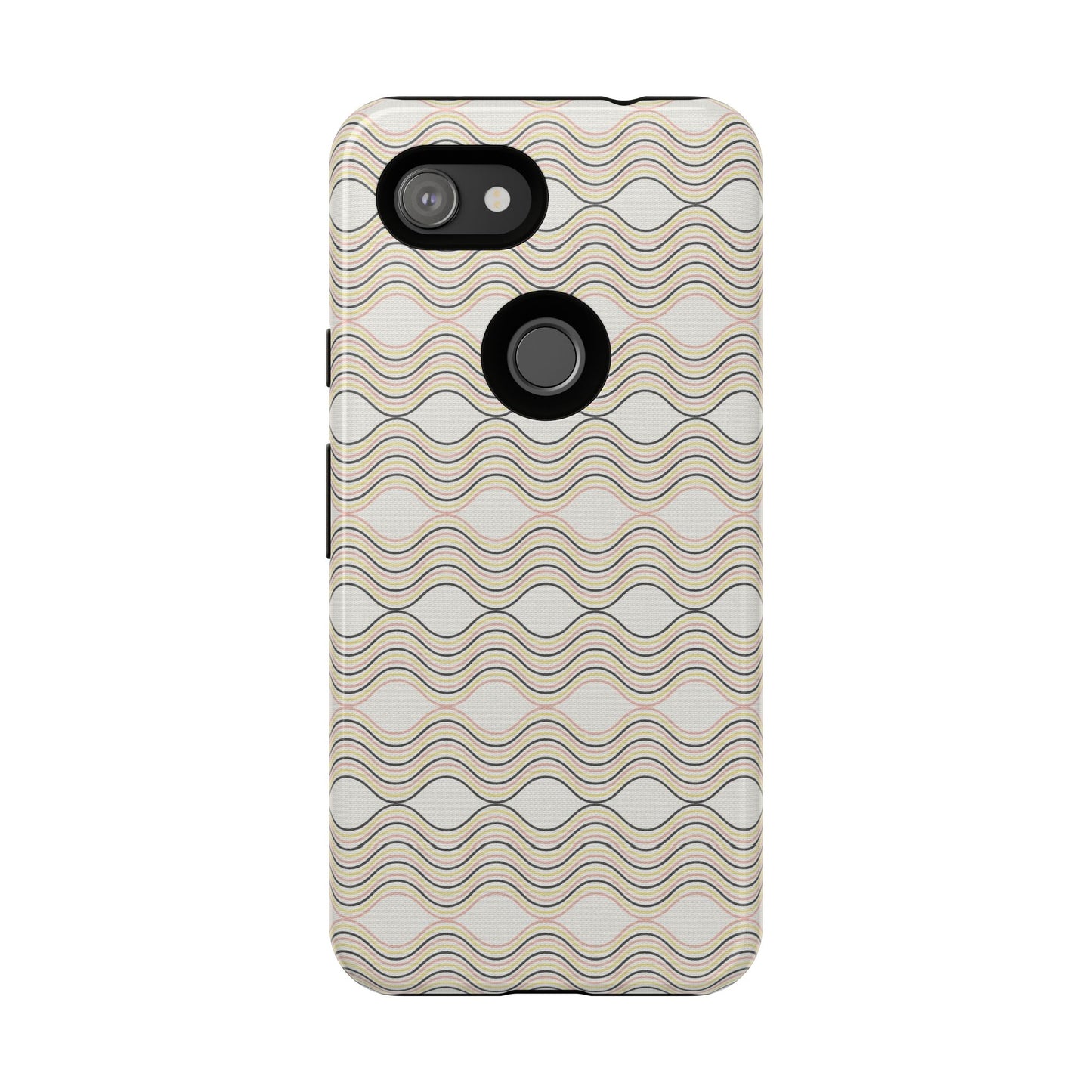 Stylish Phone Case for Tough Protection, Wavy Design, Chic Accessory, Gift for Her, Trendy Tech, Holiday Gift Idea