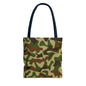 Camouflage Print Tote Bag, Stylish Shopping Bag, Everyday Use, Gym Tote, Eco-Friendly, Travel Accessory