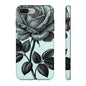 Elegant Floral Phone Case, Tough Cases for iPhones, Black Rose Design, Gift for Her, Stylish Phone Cover, Birthday Gifts