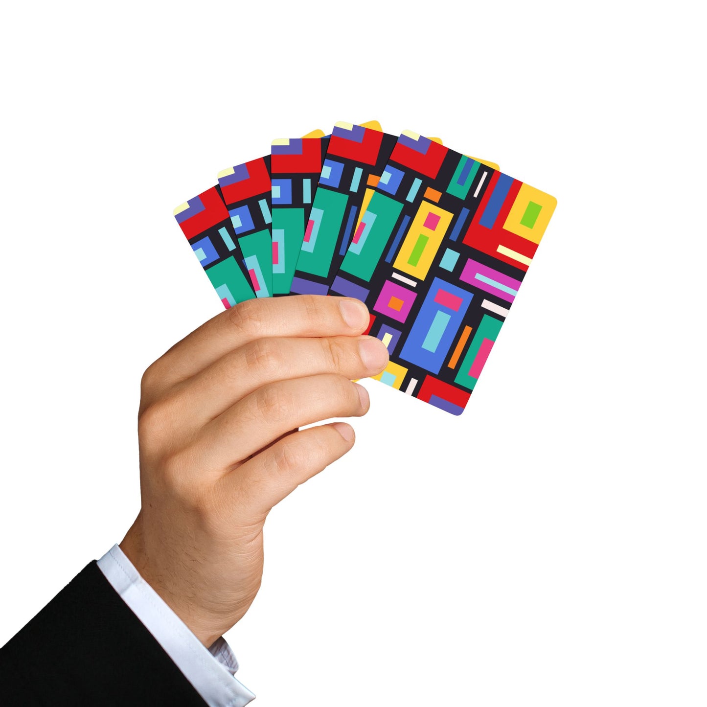 Vibrant Poker Playing Cards Set, Colorful Card Game, Fun Gift for Gamers, Housewarming, Parties, Poker Nights, Unique Accessories