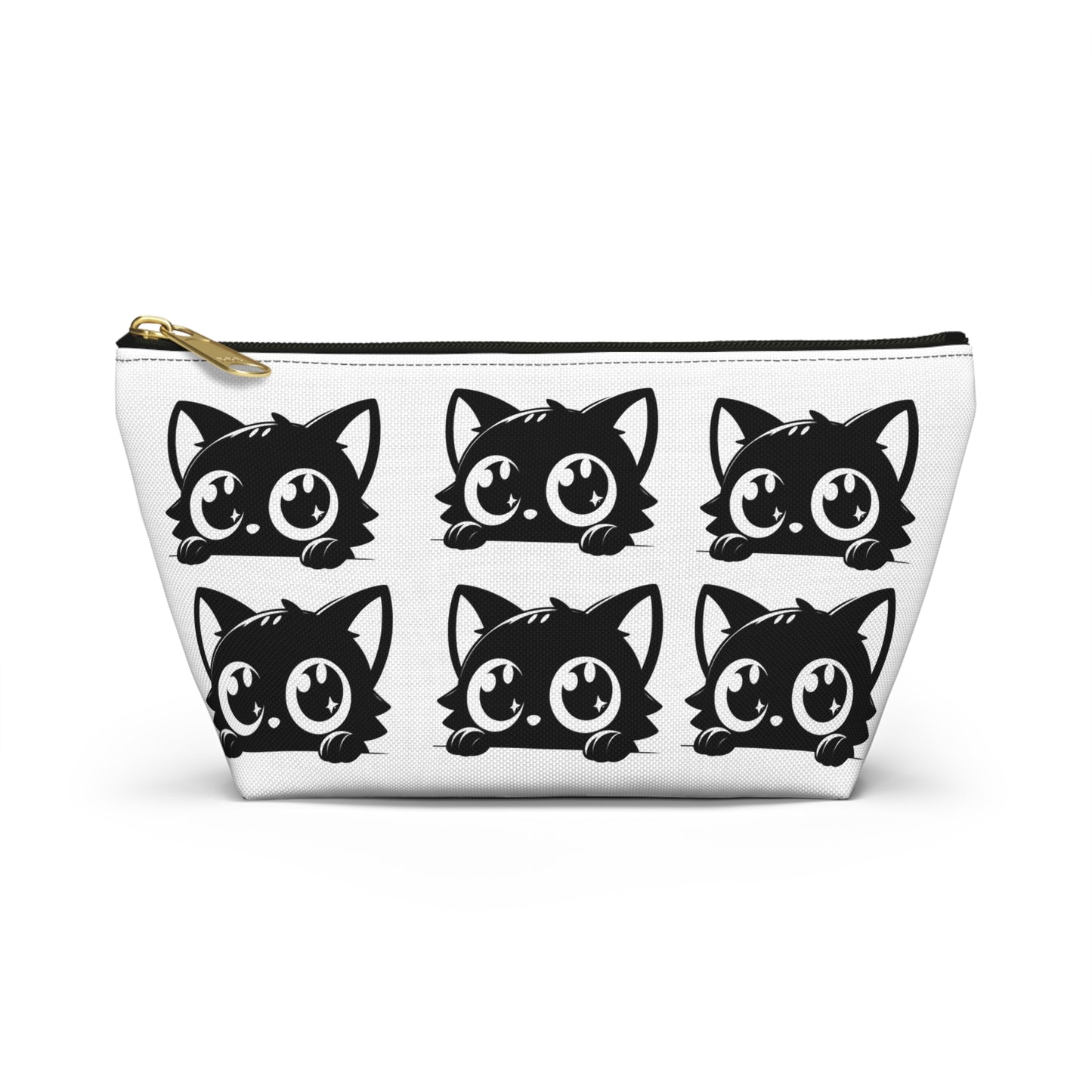 Cute Cat Accessory Pouch, Makeup Bag, Zipper Pouch, Gift for Cat Lovers, Organizer for School, Travel Essentials