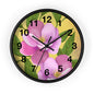 Floral Wall Clock, Boho Decor for Home, Functional Art, Gift for Her, Living Room Accent