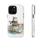 Snowman Phone Case – Winter Holiday Gift, Cute Snowman Design, Winter Accessories, Protective Phone Case, Unique Christmas Present