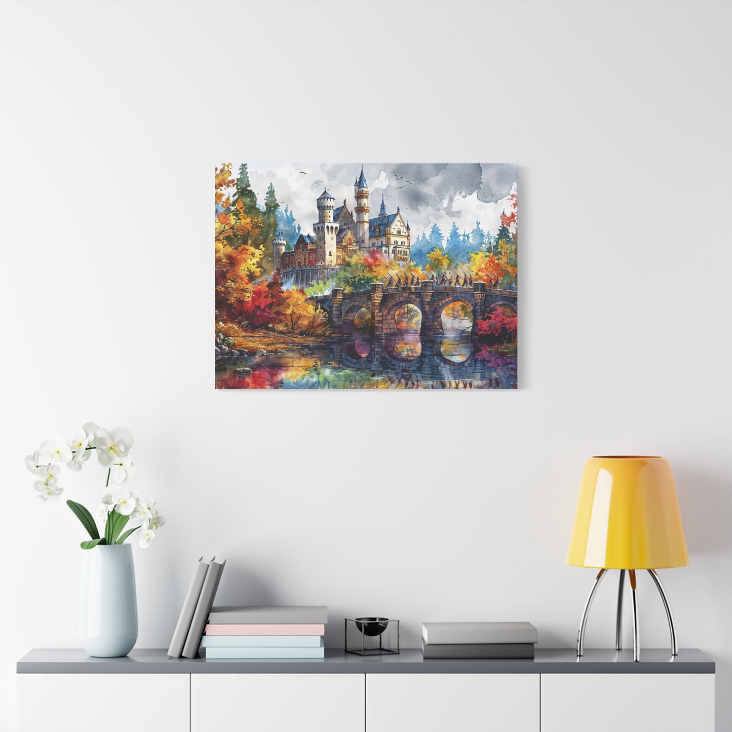 Matte Canvas, Stretched, 1.25" - Castle