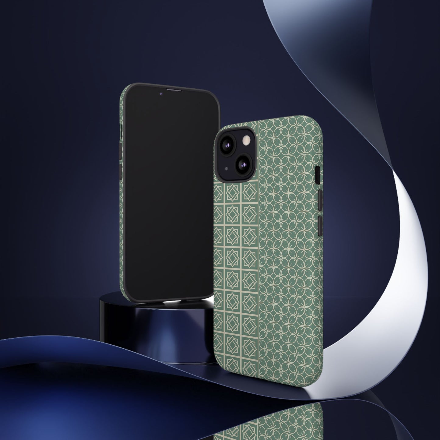 Stylish Phone Case with Geometric Patterns, Tough Cases, Durable Cell Phone Cover, Trendy Smartphone Accessory, Functional Gift Idea