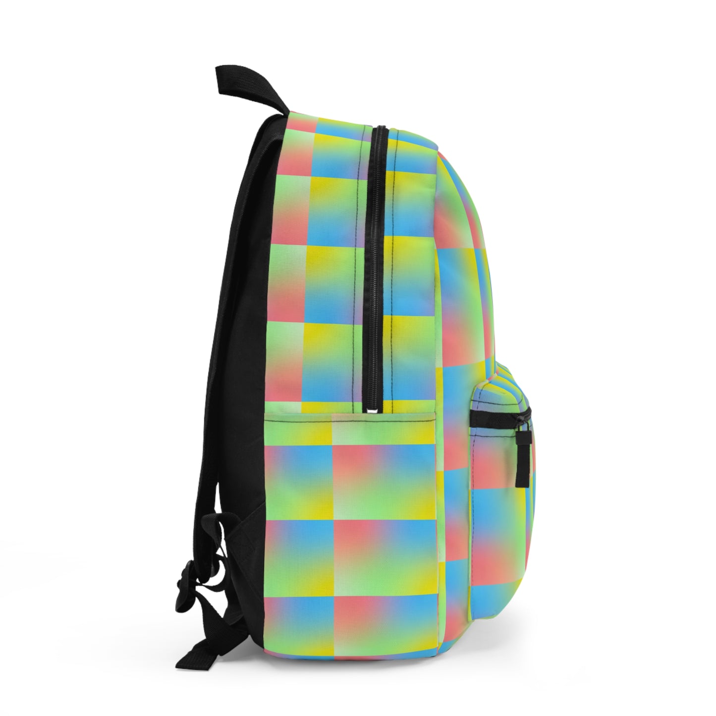 Vibrant Rainbow Backpack, Colorful School Bag, Trendy Travel Rucksack, Stylish Daypack, Fun Gift for Teens
