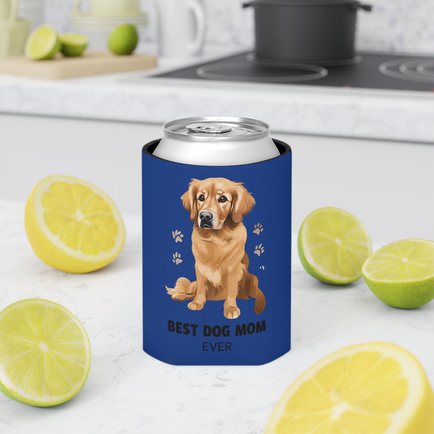 Best Dog Mom Can Cooler | Pet Lover Gift | Funny Dog Merchandise | Dog Mom Gift | Summer BBQ Essential | Birthday Celebration