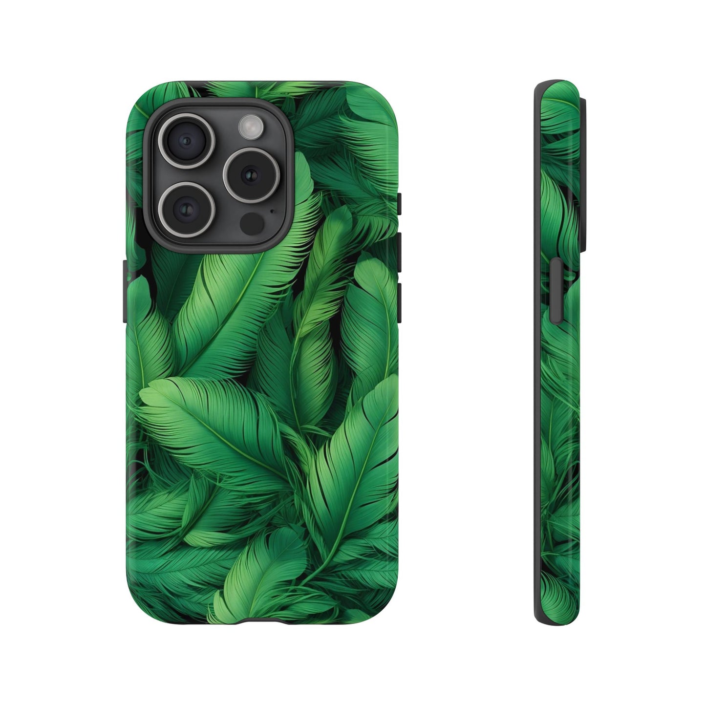 Tough Cases - Tropical Leaf Phone Case, Nature-inspired, Phone Accessory, Gift for Her, Jungle Theme, Eco-Friendly