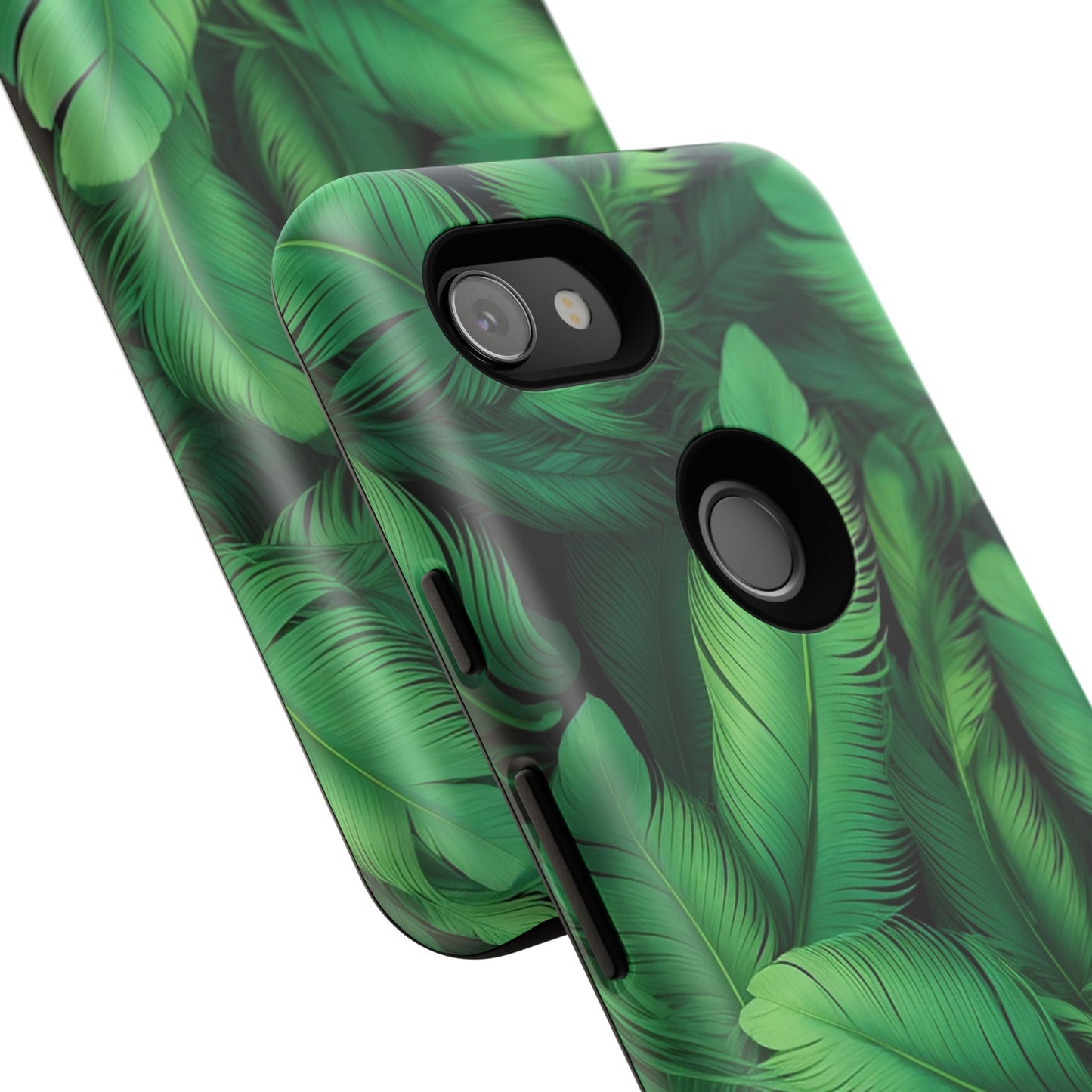Tough Cases - Tropical Leaf Phone Case, Nature-inspired, Phone Accessory, Gift for Her, Jungle Theme, Eco-Friendly