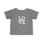 Infant Love Tee, Cute Baby Shirt, Toddler Love T-Shirt, Baby Gift, Playdate Outfit, Nursery Decor