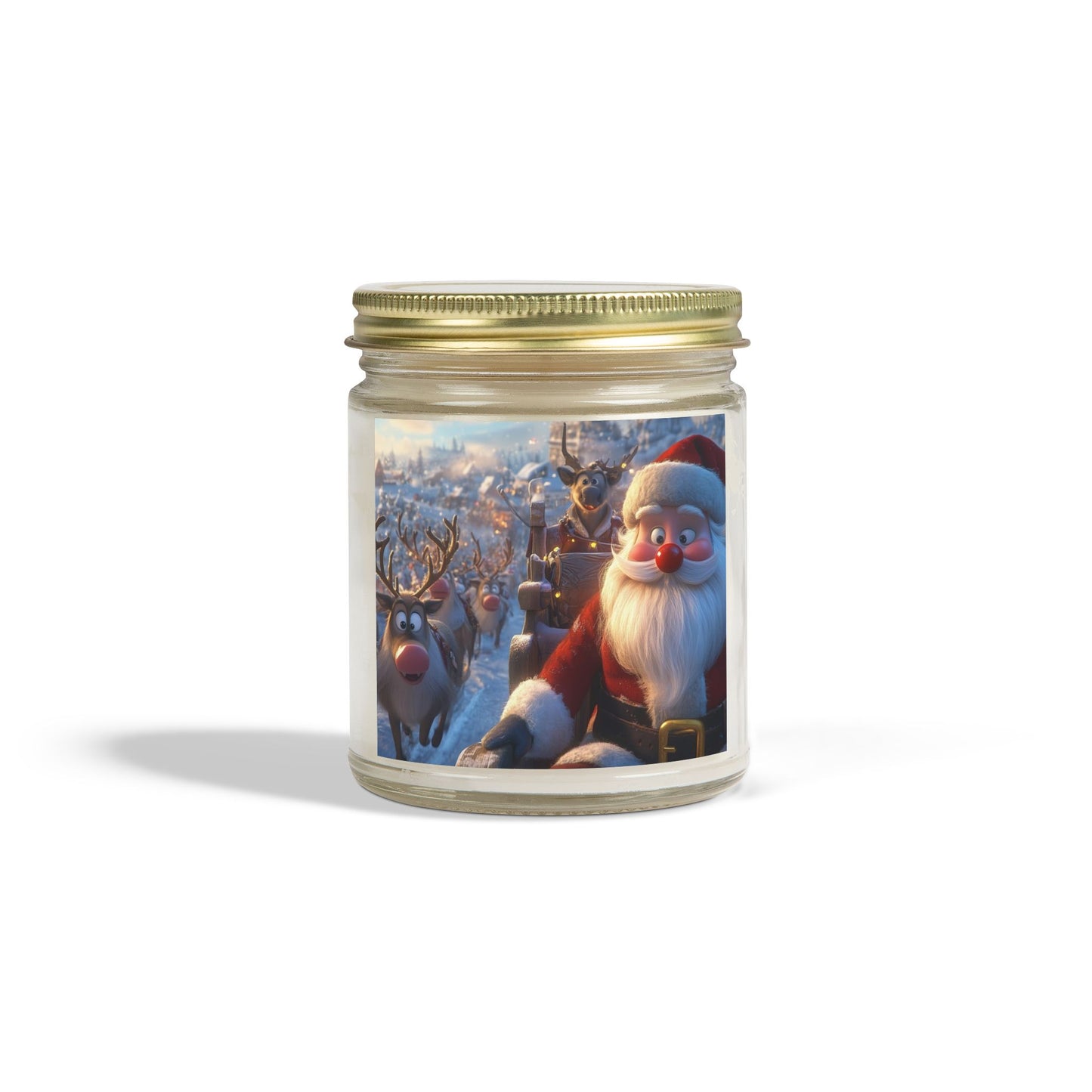 Festive Scented Candles, Christmas Decor, Holiday Gifts, Cozy Nights, Home Fragrance, Santa-themed