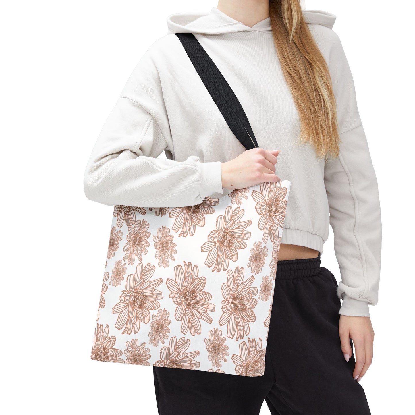 Floral Tote Bag | Stylish Reusable Shopping Bag | Eco-Friendly Gift | Beach, Gym, Grocery, Travel, Market