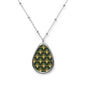Oval Necklace - Green