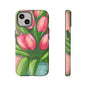 Floral Phone Case with Vibrant Tulips - Tough Cases for Garden Lovers, Spring Gifts, Nature Enthusiasts, Unique Gadget Accessories, [...]
